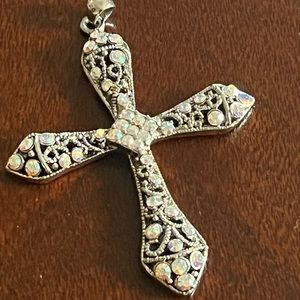 Rhinestone Cross Pendant